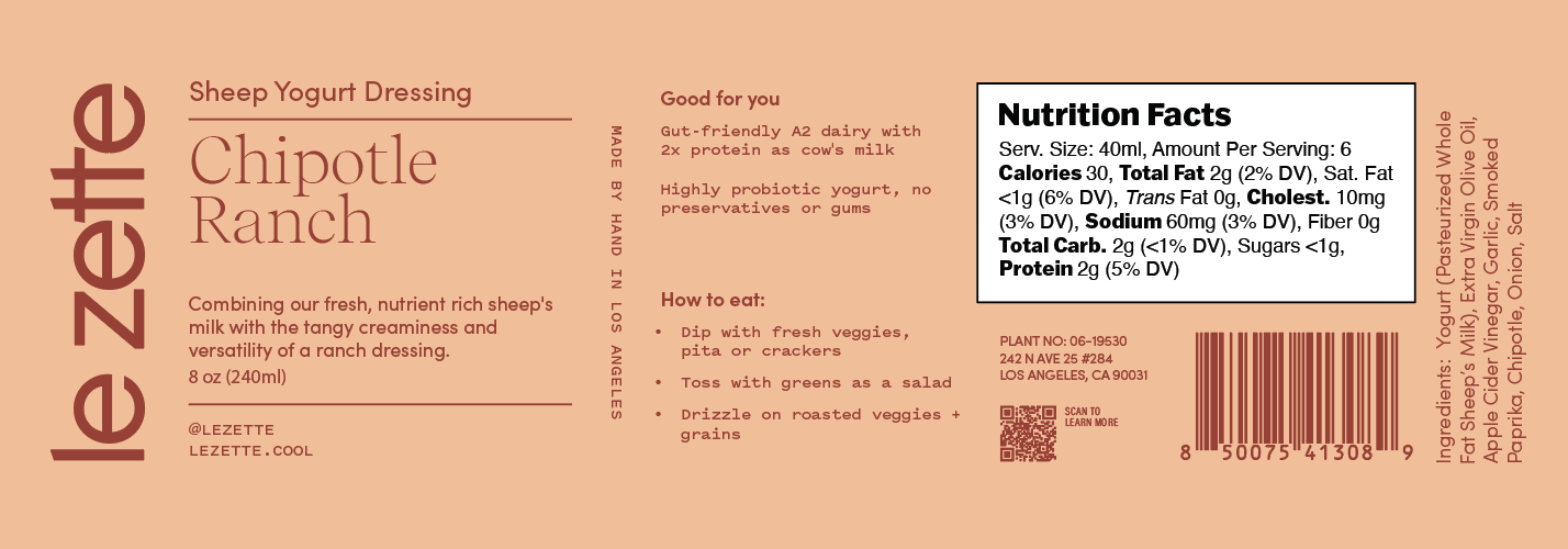 Chipotle Ranch Dressing